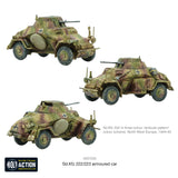 Bolt Action SD.KFZ 222/223 Armoured Car Painted Examples