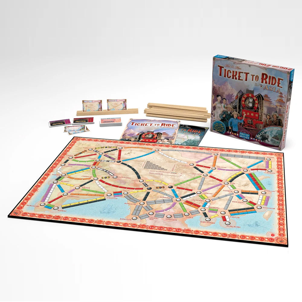 Ticket to Ride: Asia Board Game Expansion