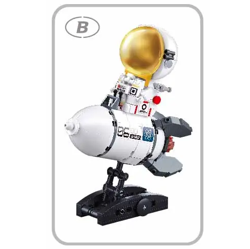 Sluban Maro Astronaut Life Piggy Bank - PLEYERID Building Brick Kit