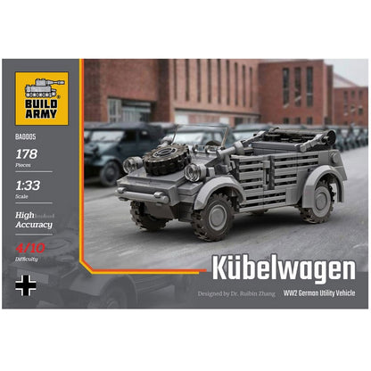 German Kubbelwagen Brick Hobby Model