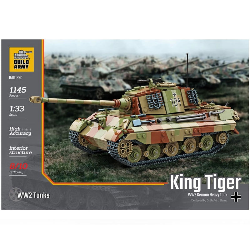 German King Tiger Hobby Brick Kit
