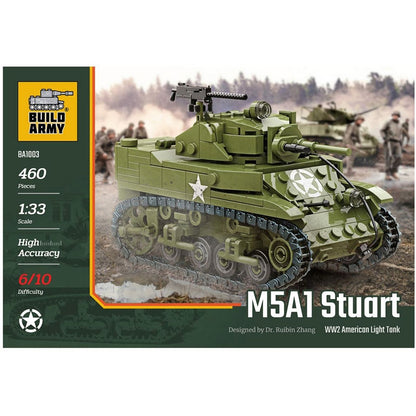 Stuart Tank Brick Hobby Model