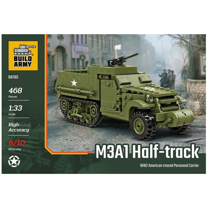 German Half-Track Brick Hobby Model