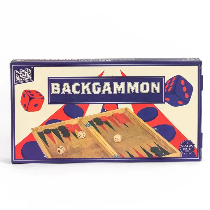 Backgammon Wooden Game box art 