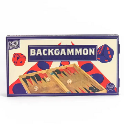 Backgammon Wooden Game box art 