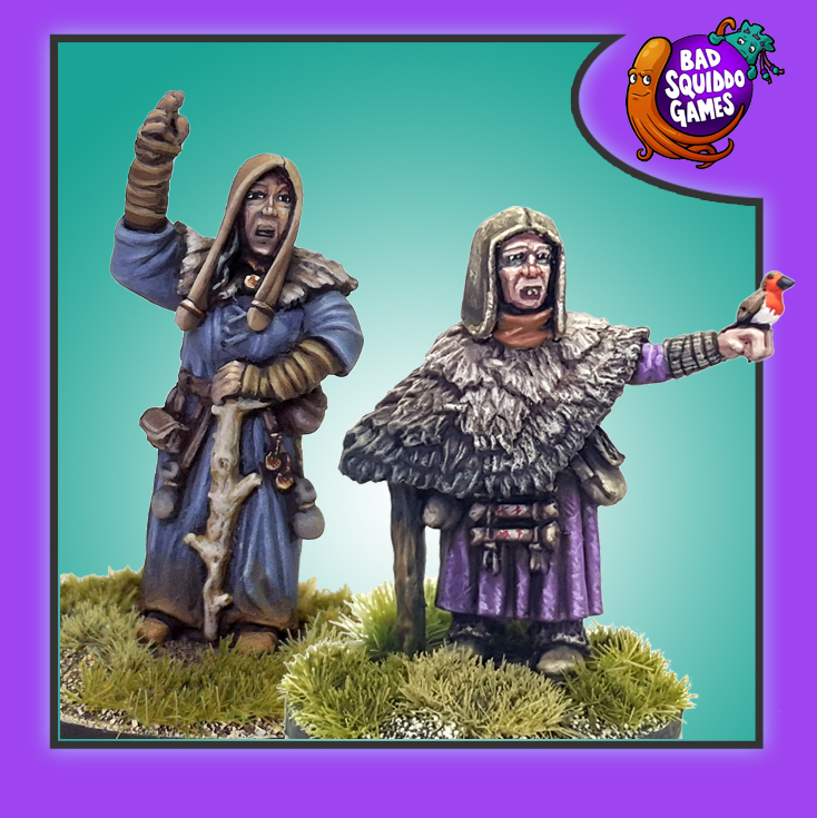 Bad Squiddo Games The Crones 28mm metal miniatures pack of two