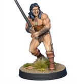 Barbarian miniature by Crooked D...