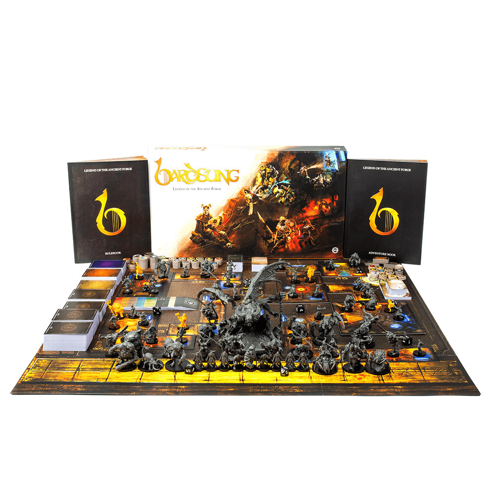 Bardsung: Legend of the Ancient Forge – RPG Dungeon Crawling Board Game