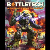 Battletech game cover with a lar...