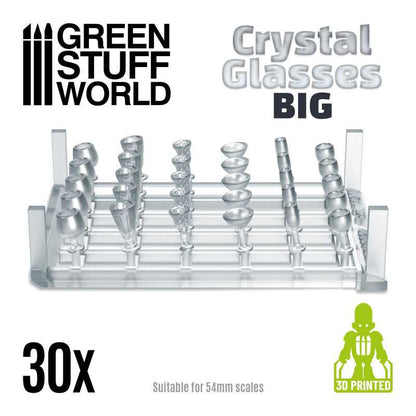 Big Cups 3D Printed Crystal Glasses - Green Stuff World