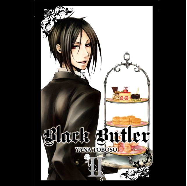 Black Butler Volume 2 paperback manga by Yana Toboso graphic novel cover art