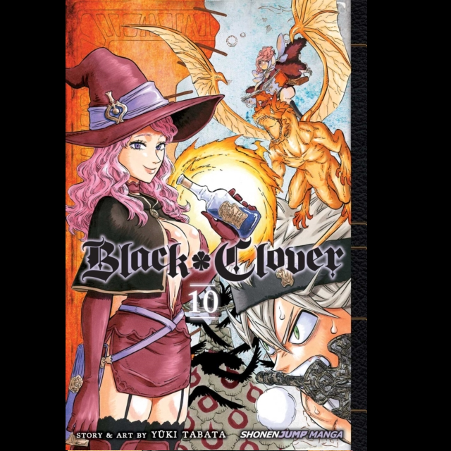 Black Clover Vol. 10: Battlefield Decision by Yuki Tabata features Asta's quest for a cure in the Forest of Witches. 200-page paperback, rated for teens