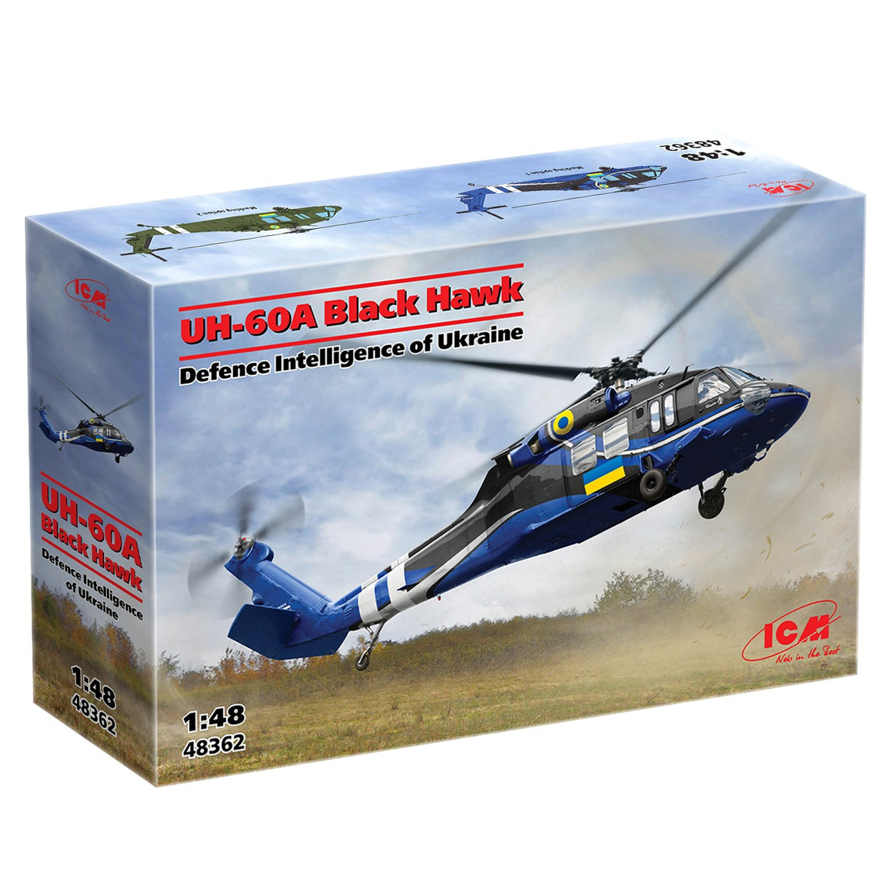ICM UH-60A DIU Black Hawk Helicopter Kit Box
