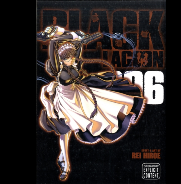 Black Lagoon Volume 6 manga paperback by Rei Hiroe VIZ Signature Roberta Bloodhound of Florencia Jane arc cover art