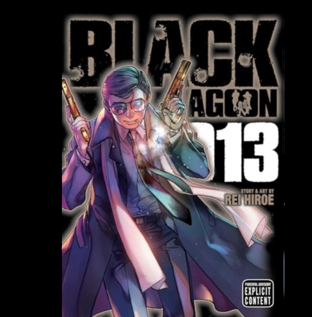 Black Lagoon Volume 13 manga paperback by Rei Hiroe VIZ Signature Five Fingers Le Majeur Roanapur ambush cover art