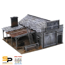 Sarissa Old West Blacksmith's Forge MDF Terrain Set