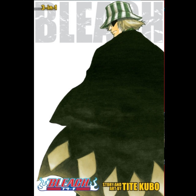 Bleach 3 in 1 Edition Volume 2 paperback manga by Tite Kubo containing volumes 4 5 6 Shonen Jump cover art
