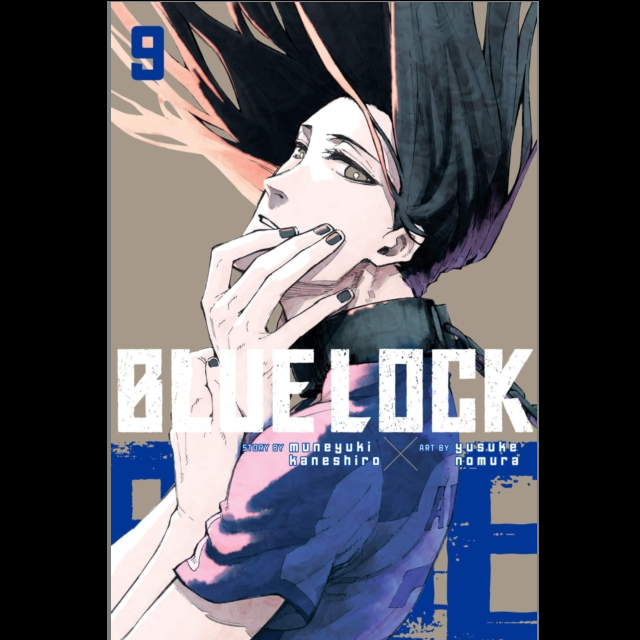 A paperback graphic novel featuring dynamic illustrations of soccer players competing in intense challenges, showcasing their skills and rivalries in the quest to become top strikers.