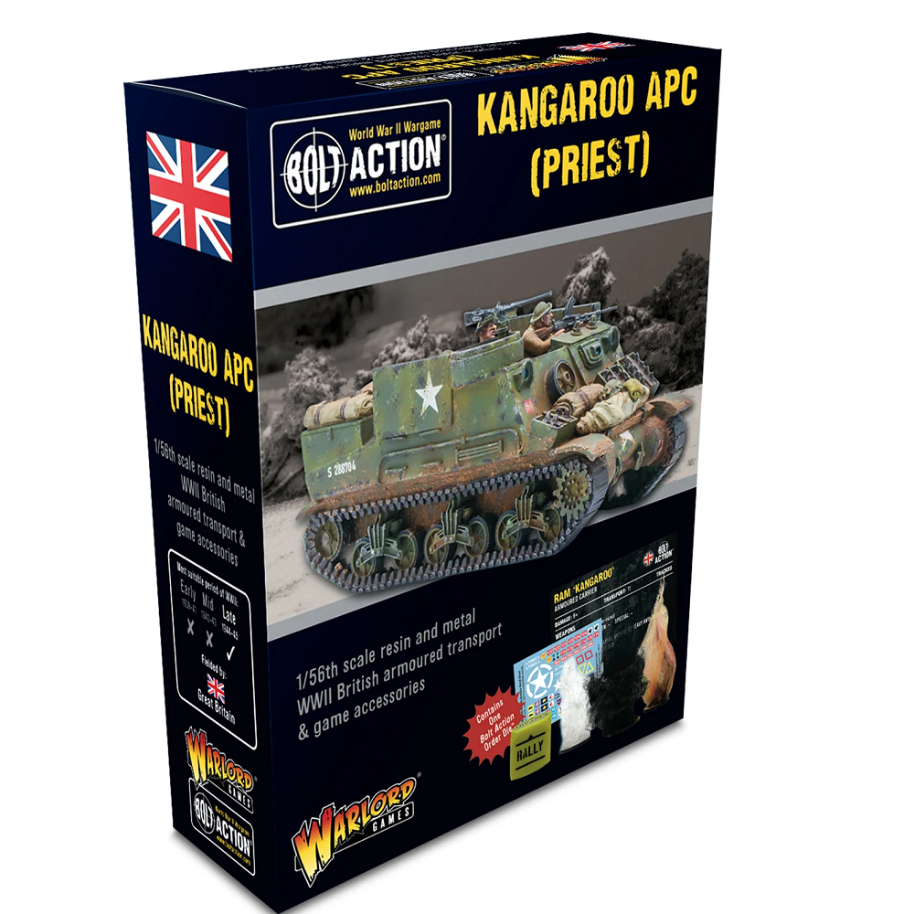 Box for Kangaroo APC (Priest) from Warlord Games' Bolt Action series.