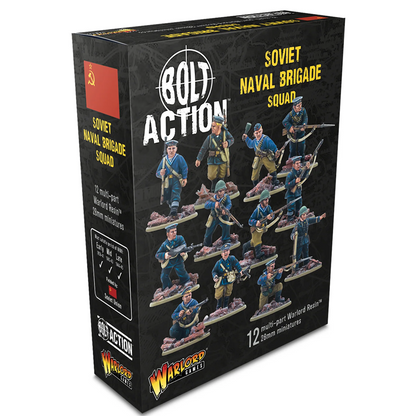 Bolt Action Naval Brigade Squad. Box of Soviet Naval Brigade Squad from Bolt Action game series