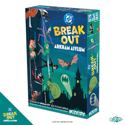 DC Break Out Arkham Asylum Board Game Box
