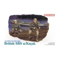 Dragon Models British SBS With Kyak 1:35 Scale Models