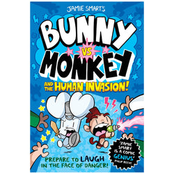 Bunny vs Monkey: Human Invasion - Paperback Comic Strip Graphic Novel