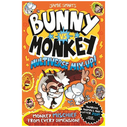 Bunny vs Monkey: Multiverse Mix-Up! - Paperback Comic Strip Graphic Novel