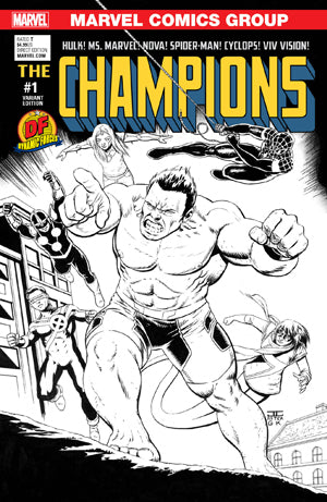 Df Champions #1 Df Exclusive Cassaday Black & White