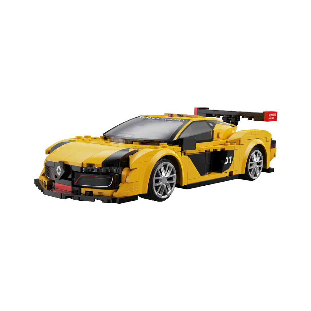 1:20 scale Renault Sport RS.01 GT3 replica brick model by CaDA with motorised chassis