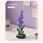 Decorative lavender plant on a d...