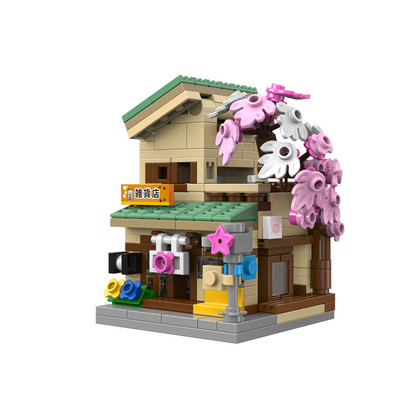 CaDA Mini Kitty's Grocery Store 330 piece Japanese-inspired building brick kit