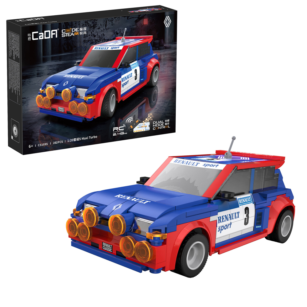 CaDA Bricks RC Renault 5 Maxi Turbo 1:20 Remote Control Model Kit C51095W