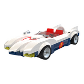 Model of a race car with a blue ...