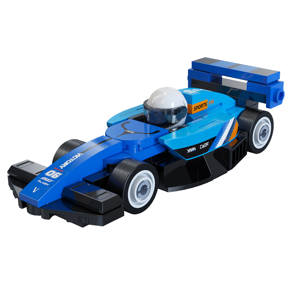 CaDa brick formula car model on a white background