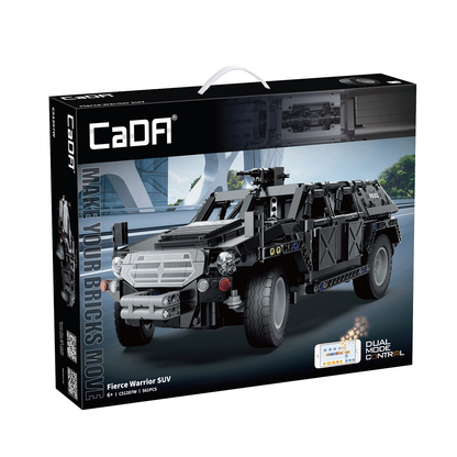 Cada bricks Fierce Warrior SUV. Boxed black lego compatible truck