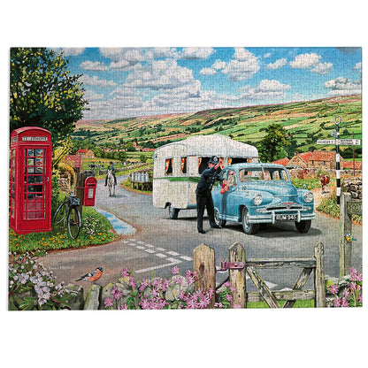 Which Way to the Campsite? 1000 Piece Jigsaw Puzzle | Trevor Mitchell