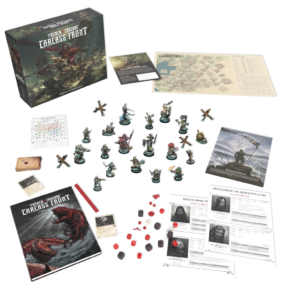 Carcass Front Trench Crusade Box Contents