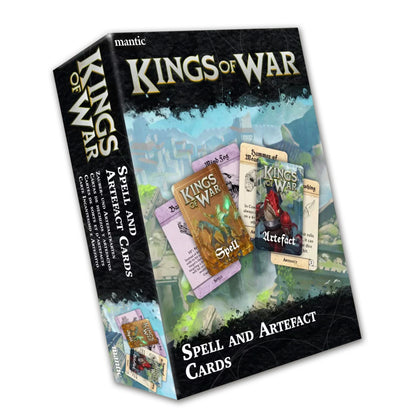 Kings of War Spell and Artefact Cards