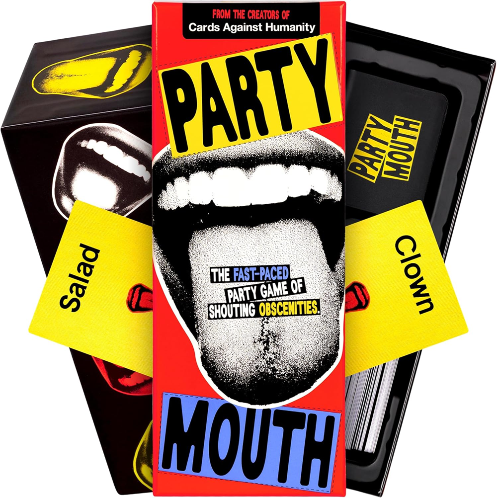 Cards Against Humanity Party Mouth fast-paced party game for 4 to 20 plus players