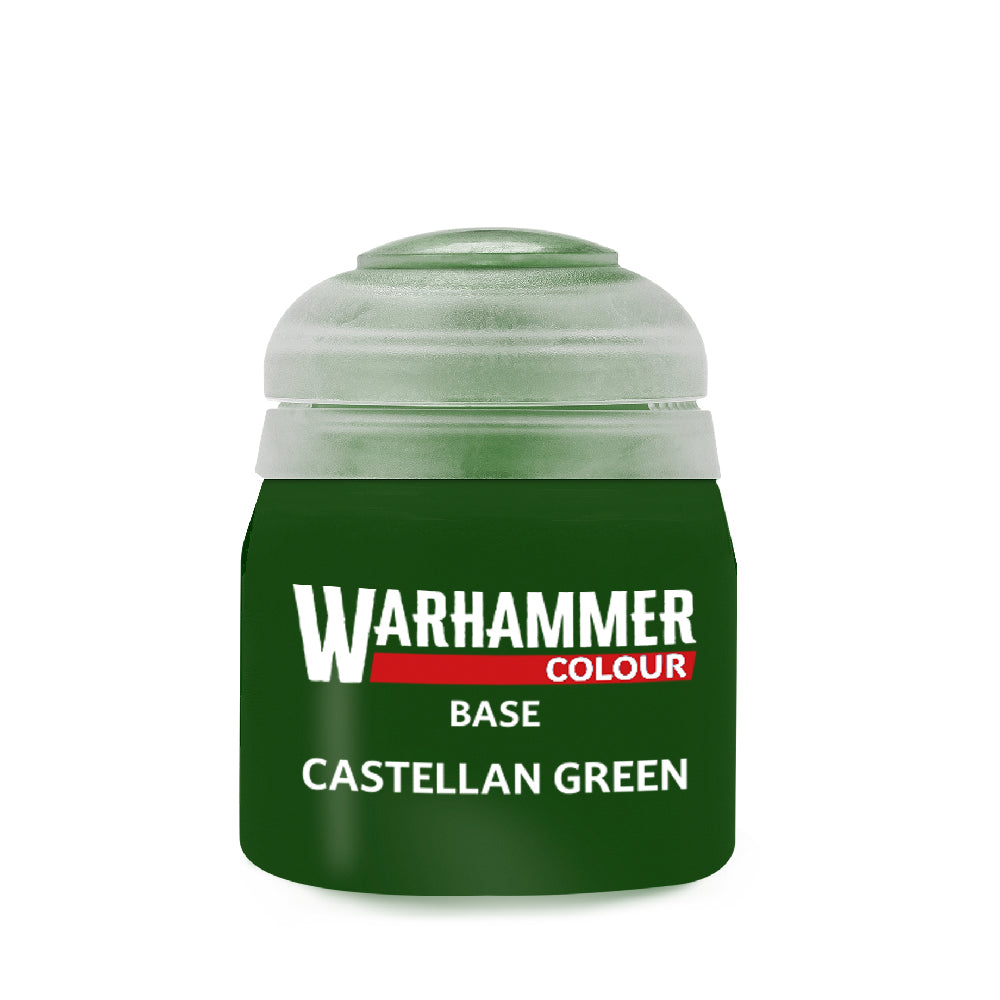 Castellan Green Base Paint - Warhammer Colour