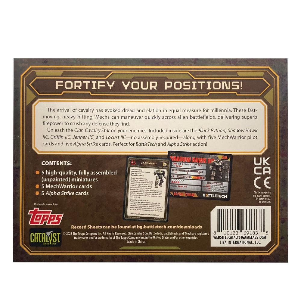 Clan Cavalry Star Box Back