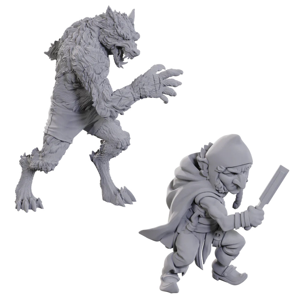 Critical Role Chetney Pock O’Pea & Werewolf Fantasy RPG Miniatures