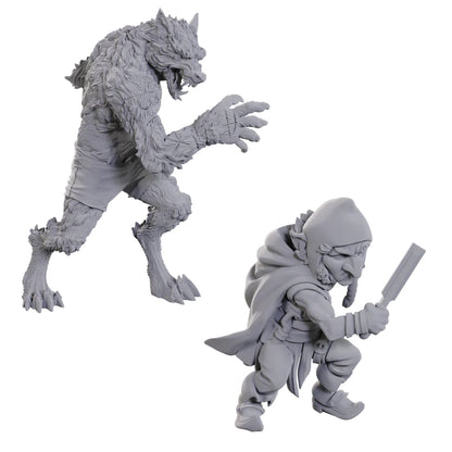 Critical Role Chetney Pock O’Pea & Werewolf Fantasy RPG Miniatures