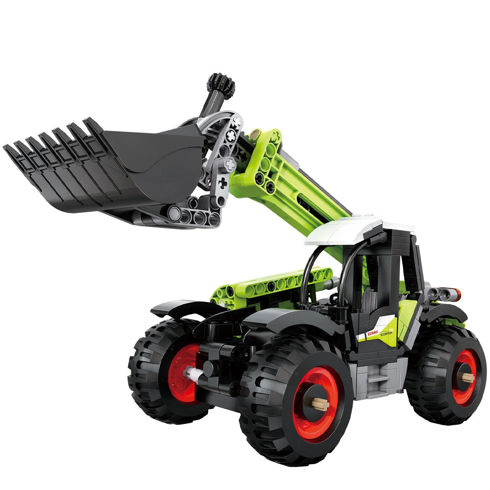 Assembled CaDA Claas Scorpion 756 Telehandler Model Brick Kit