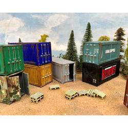 Renedra Shipping Containers & Pallets Wargaming Terrain
