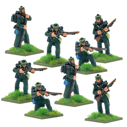 Crimean War British Rifle Brigade in Forage Caps