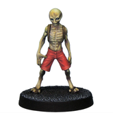 Alien figure with red shorts on ...