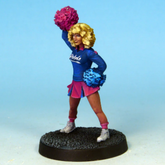 Cheerleader miniature in squad o...