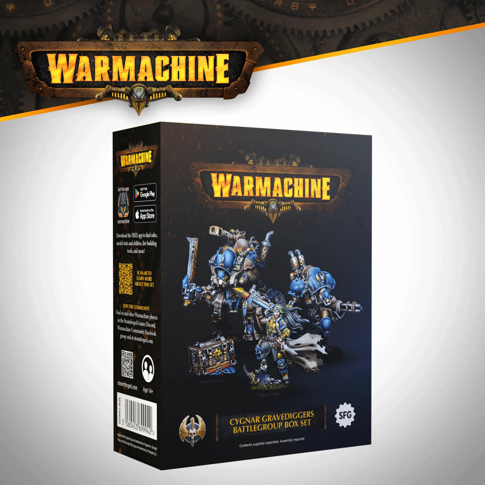 Cygnar Gravediggers Battlegroup Box Render